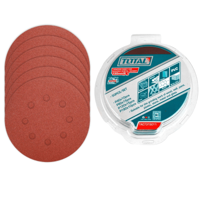 LIJAS PARA LIJADORA ORBITAL JUEGO DE 50pcs Lija Redonda 6 TOTAL