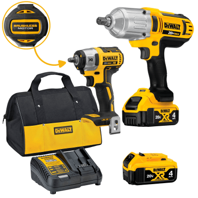 COMBO Llaves de Impacto 20V 540Nm y 204Nm XR Brushless DEWALT