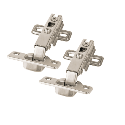 2 bisagras cangrejo bidimensionales cobertura completa 110° HERMEX