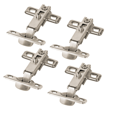 4 bisagras cangrejo cobertura completa 95° Hermex