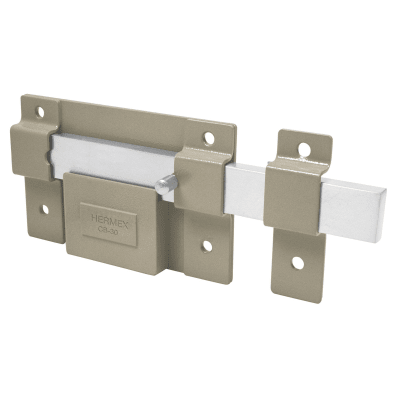 Cerradura de barra fija cilindro exterior Hermex