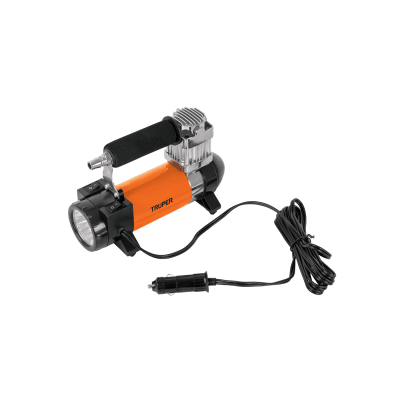 Inflador Compresor Aire portátil para auto 12V con linterna