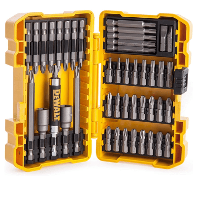 PUNTAS PARA TALADRO ATORNILADORES JUEGO DE 45UNIDADES DT71702 DEWALT