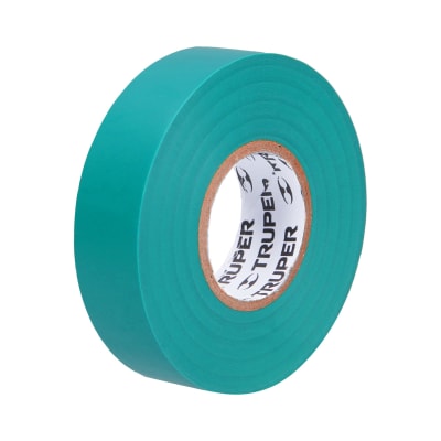Cinta Aislante verde 19mm x 18m Truper Expert