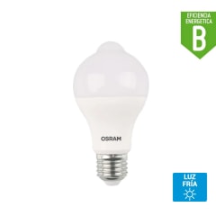 FOCO LED CON SENSOR DE MOVIMIENTO OSRAM 9W - LUZ BLANCA 0