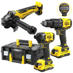 Combo taladro percutor atornillaor de impacto amoladora 20V BRUSHLESS 0
