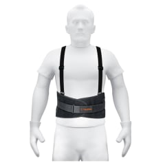 Faja lumbar para columna espalda cintura talla G Truper 0