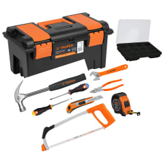 Juegos de herramientas 10 piezas, caja de herramientas Truper 0