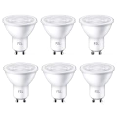 DICROICO LED LAMPARA 5W FSL PACK 6 UNIDADES 0