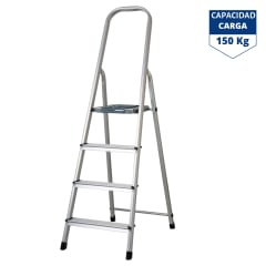Escalera tijera plegable 4 peldaños, truper 0