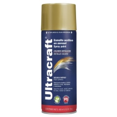 Pintura spray color ORO metálico ultracaft TRUPER 0