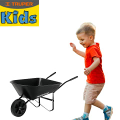 Carretilla para niños, tolva plástica , Truper 0
