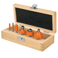 Juego de fresadora, ruteadora 6 piezas, truper 0