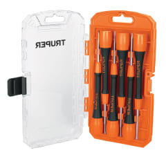 Juego de desarmadores precisión, desarmadores joyero 6 piezas, Truper 0