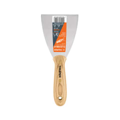 Espátula flexible Truper 3pulg mango de madera 0
