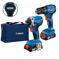 Combo Taladro Percutor GSB 185 + Atornillador de Impacto GSB 185 215 Nm Brushless BOSCH 0