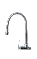 Llave Caño corrugado flexible para pared cocina 0