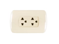 Tomacorriente Doble clásico home light 0