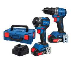 Combo Taladro Percutor + Atornillador de impacto DongCheng  DCKIT26AM 20V BRUSHLESS 0