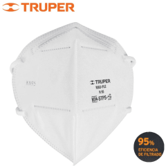 Respirador n95 truper certificada para polvos y partículas 0