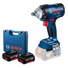 Llave de Impacto Profesional 18V Brushless GDS 18V-400 +2 Baterias 4Ah 0