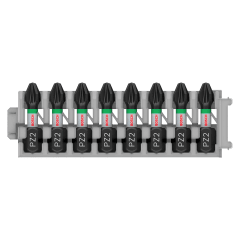 Set Puntas de Impacto Control Acero PRO PZ2 x 25mm 8 piezas Bosch 0