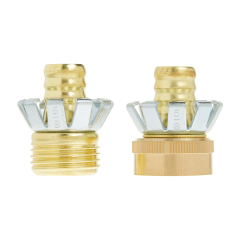 Terminales de Metal hembra y macho conector para Manguera 58” 0