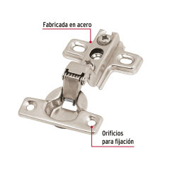 4 bisagras cangrejo cobertura interna 95° Hermex 0