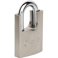Candado de hierro 50 mm con coraza, llave anti-ganzúa, Hermex 0