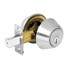 Chapa Cerrojo cromo mate llave tradicional Hermex 0