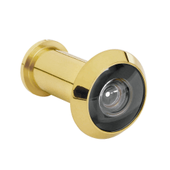 Ojo mágico Mirilla de seguridad Visor para puerta Dorado HERMEX 0