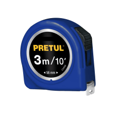 Wincha cinta métrica 3m Azul Pretul 0