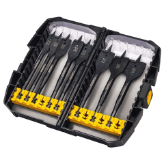 BROCAS PALETA 1/4' HEX 8 PZS PARA MADERA DEWALT 0