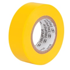 Cinta aislante truper 19mm x 9m - AMARILLO 1