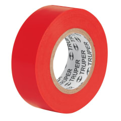 Cinta aislante truper 19mm x 9m - ROJO 1