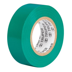 Cinta aislante truper 19mm x 9m - VERDE 1