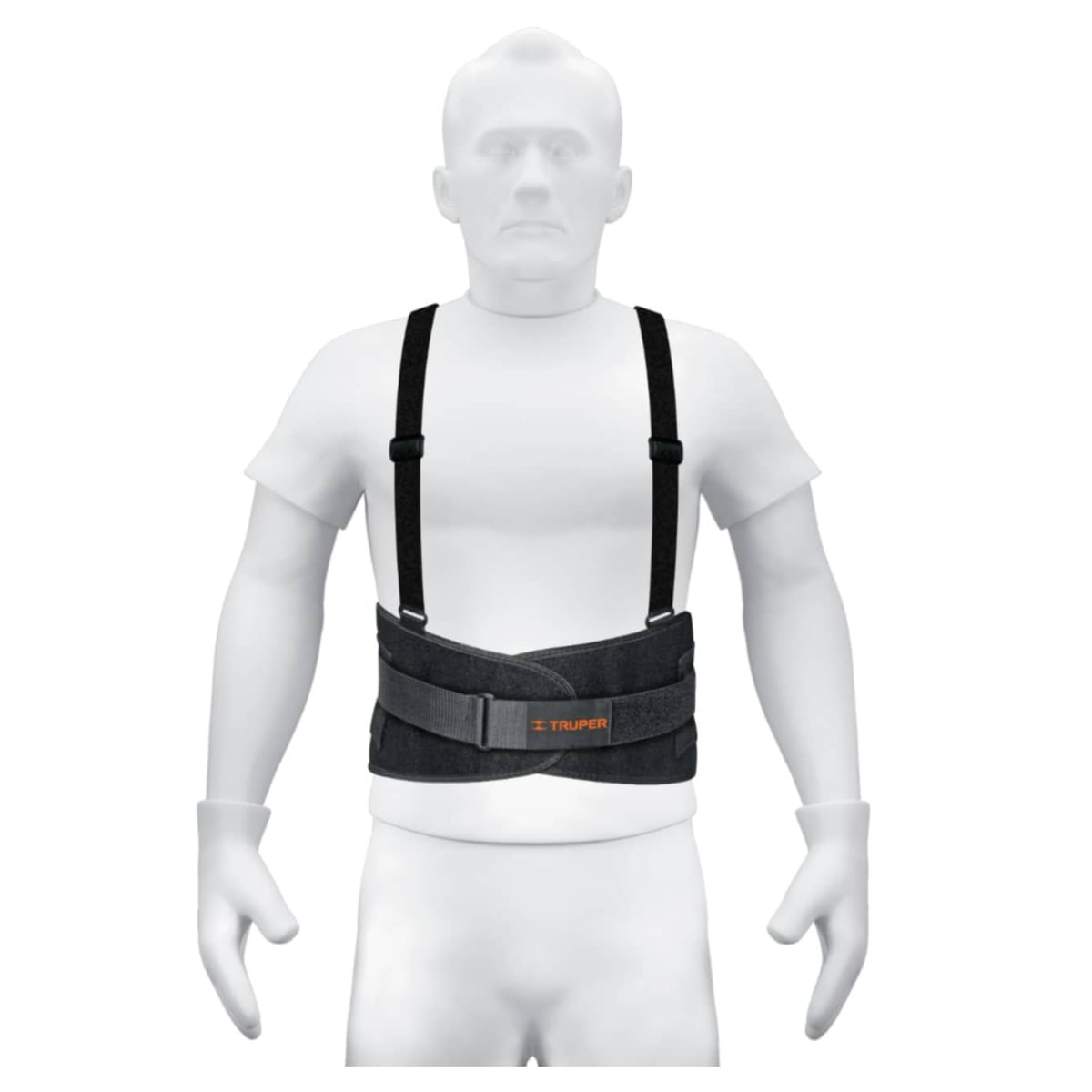 Faja lumbar para columna espalda cintura talla G Truper1