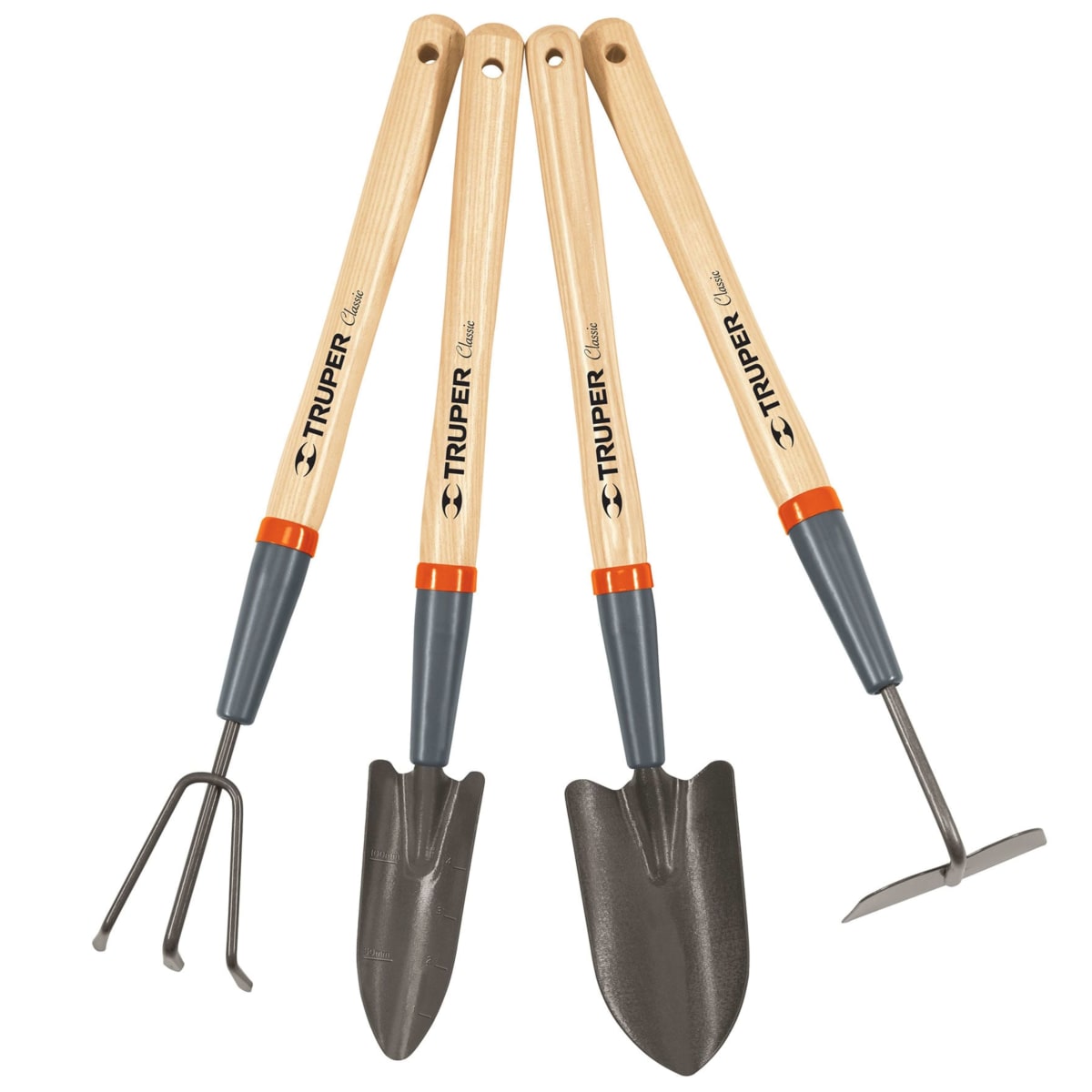 Juego de herramientas jardín 15Pulg 4Pzas Truper1