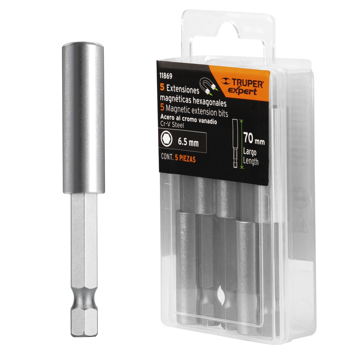 Extensiones magneticas para taladro 70mm Truper Expert1