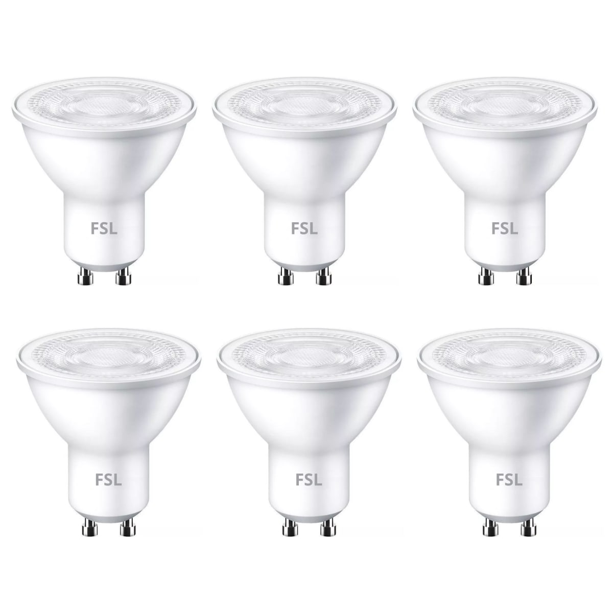 DICROICO LED LAMPARA 5W FSL PACK 6 UNIDADES1