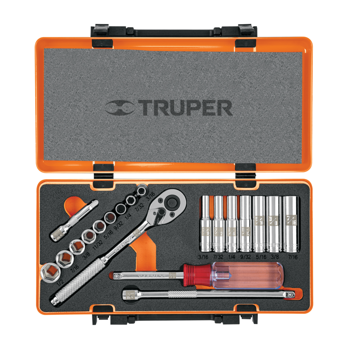 Juego de 20 herramientas cuadro 1/4