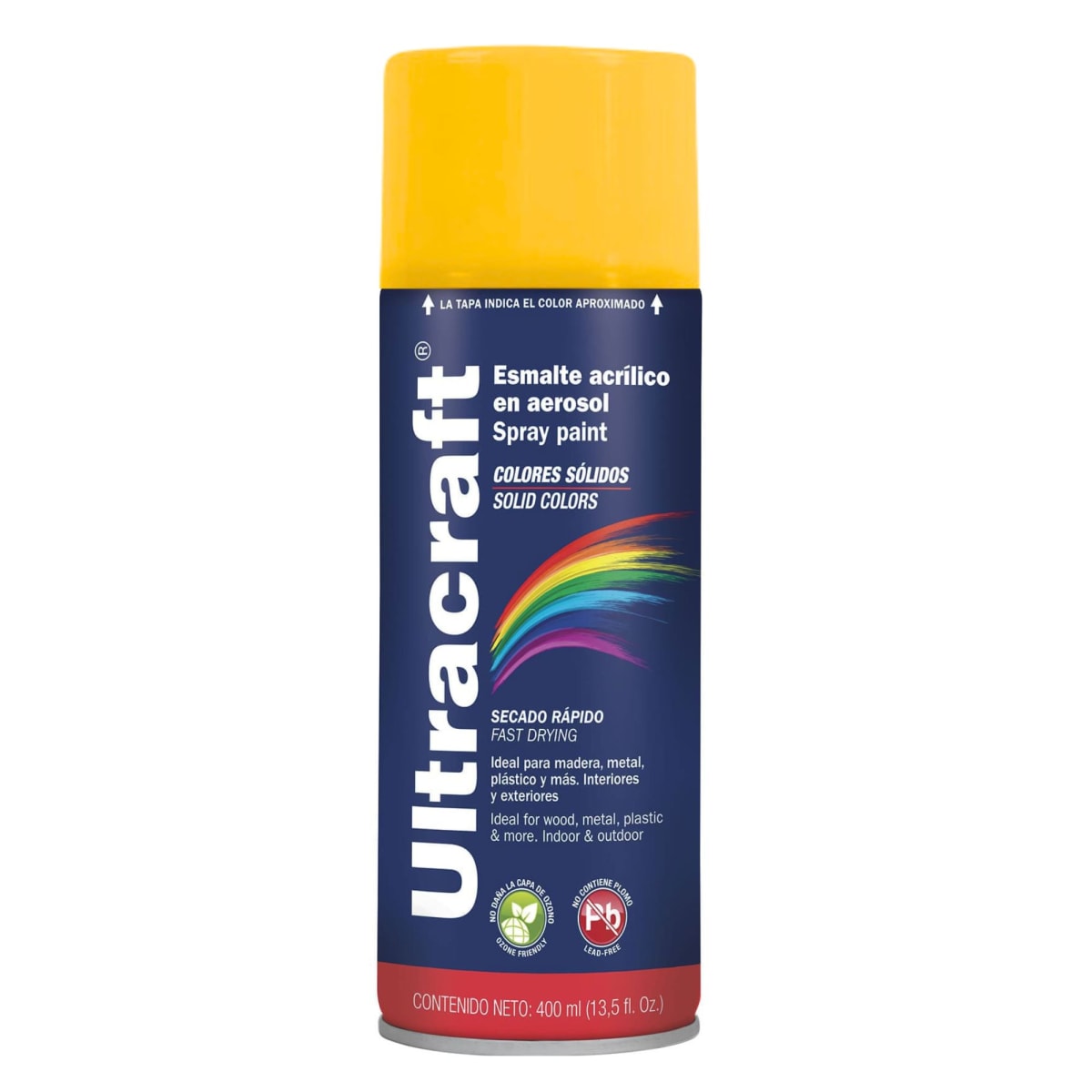 Pintura spray color amarillo CAT ULTRACRAF TRUPER1