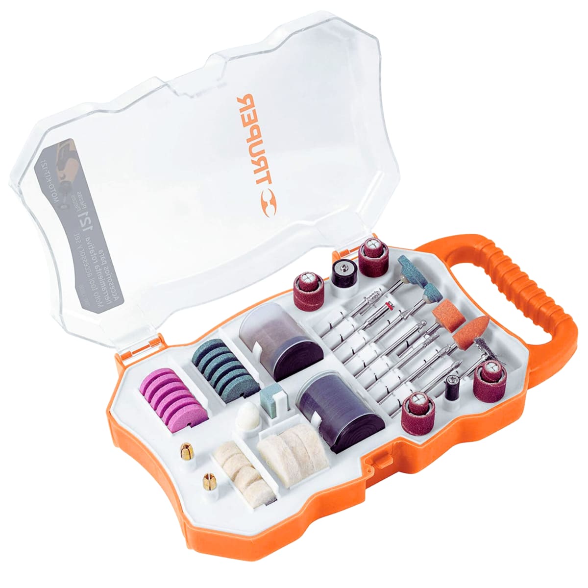 Juego de accesorios para herramienta rotativa, 121 piezas - TRUPER1