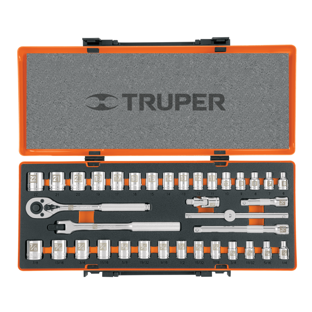 Juego de 36 herramientas cuadro 3/8