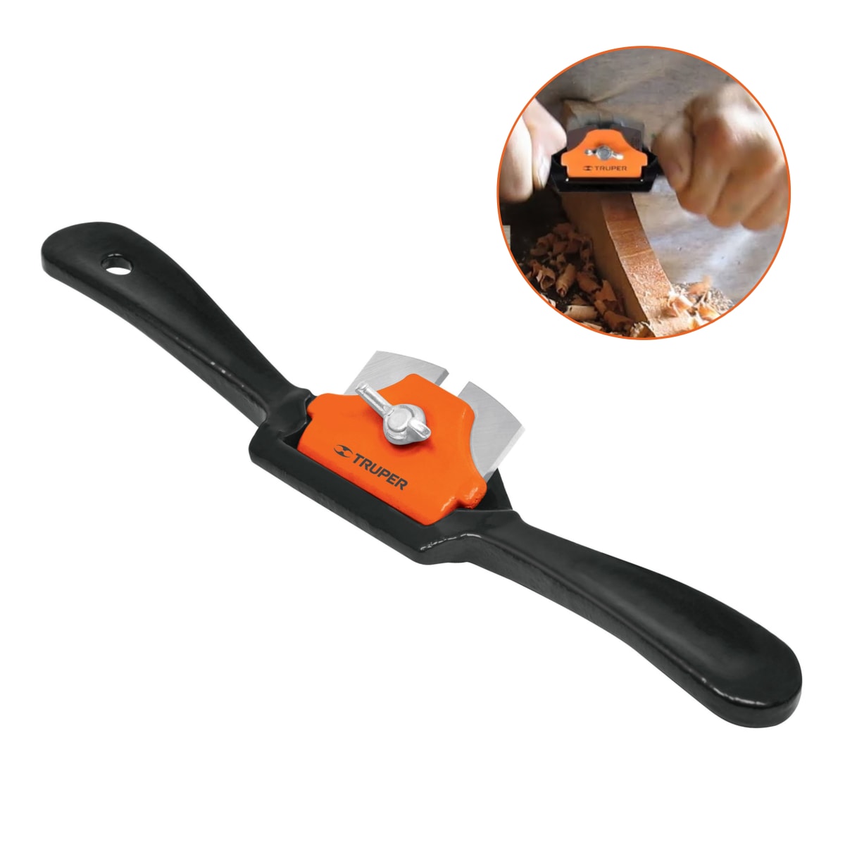 Cuchilla de vuelta RECTA cepillo de carpintero 9Pulg Truper1