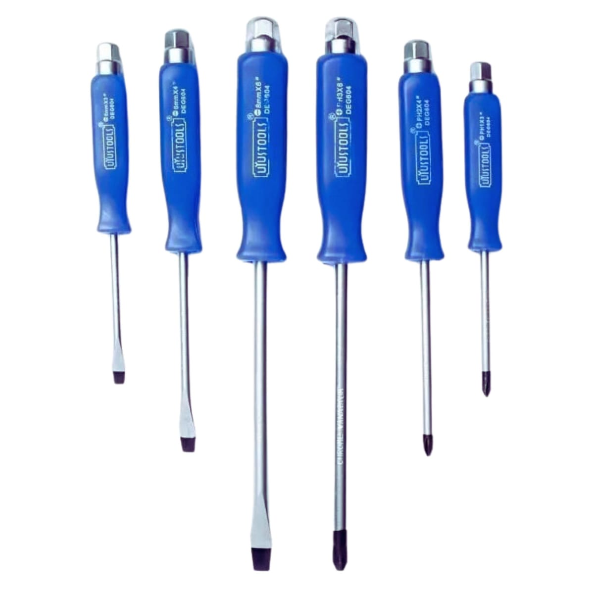 Juego destornilladores desarmador de golpe 6pzs Uyustools1