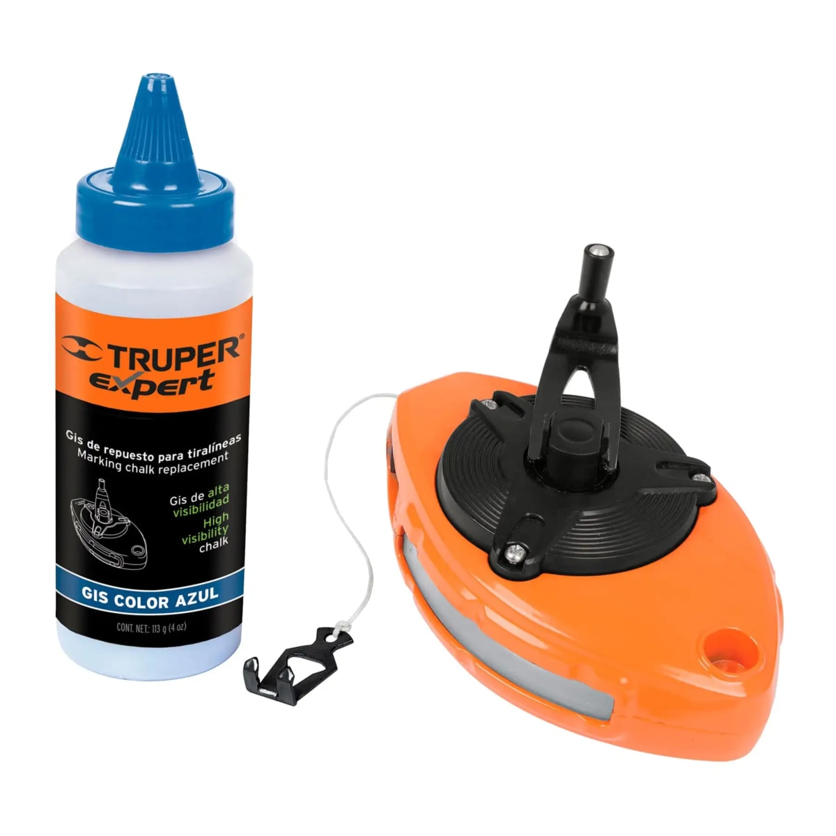 Tiralìneas 30m metàlico uso rudo, Truper Expert1