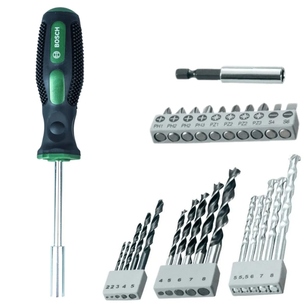 Brocas y Puntas, Atornillador Manualextencion magnetica, 2607017201 Bosch1