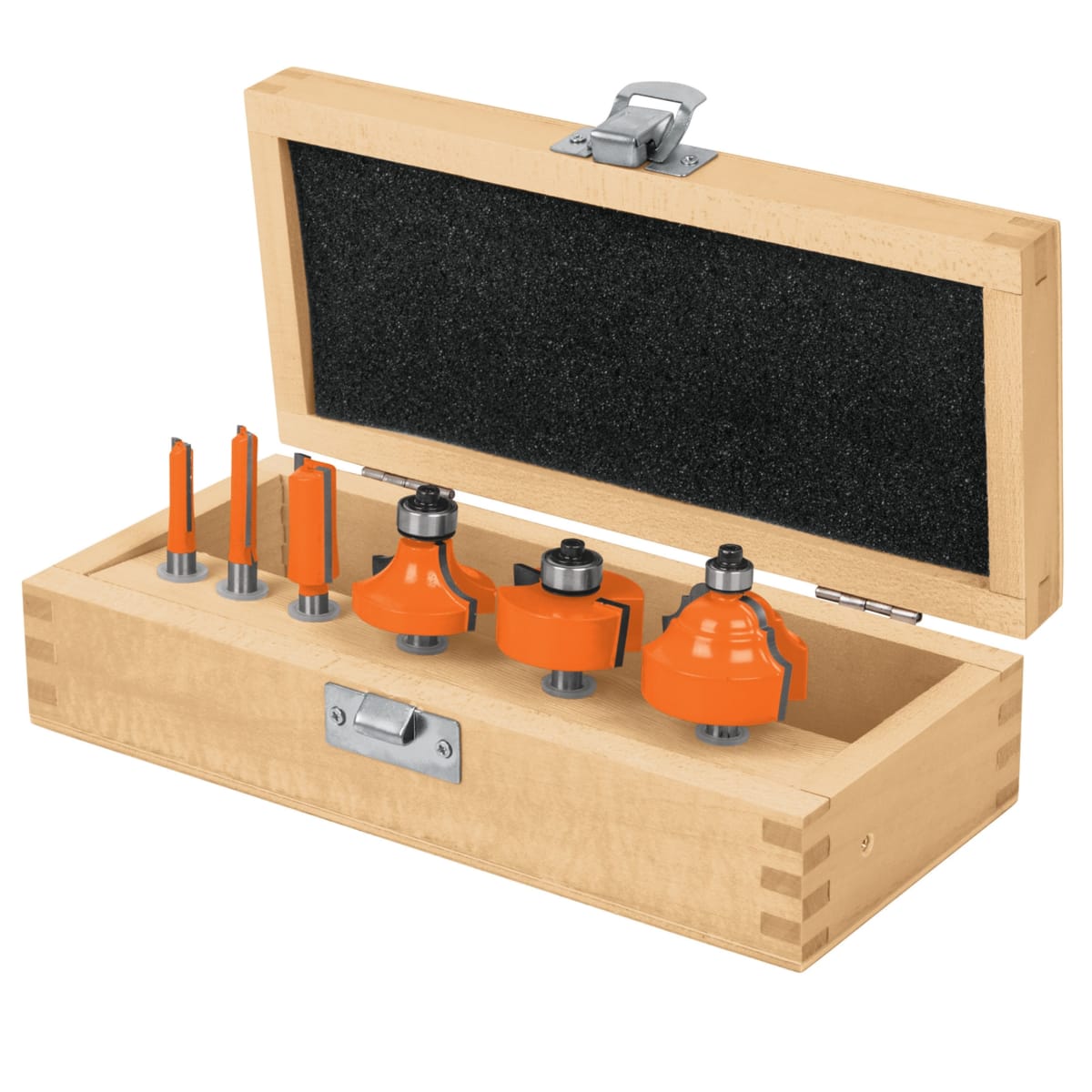 Juego de fresadora, ruteadora 6 piezas, truper1