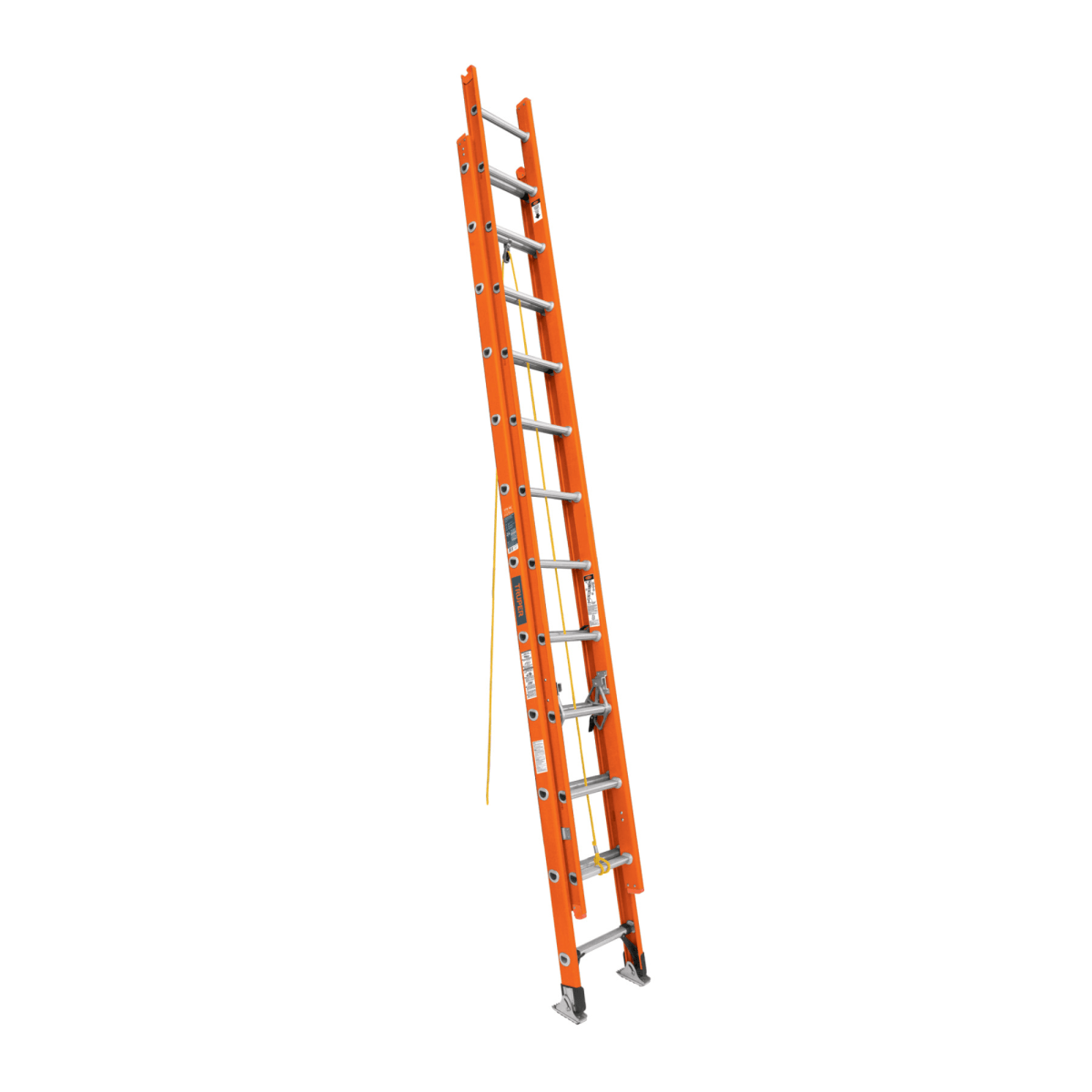 Escalera de extensión, tipo II, 24 peldaños, fibra de vidrio1